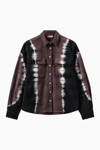 H2O Fagerholt Sao Paolo Shirt – Black Tie Dye — produktfoto