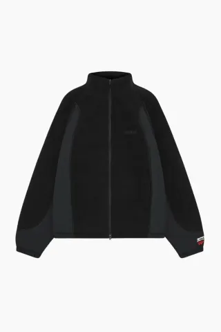 bareen AW26 Fleece Jacket – sort — produktfoto