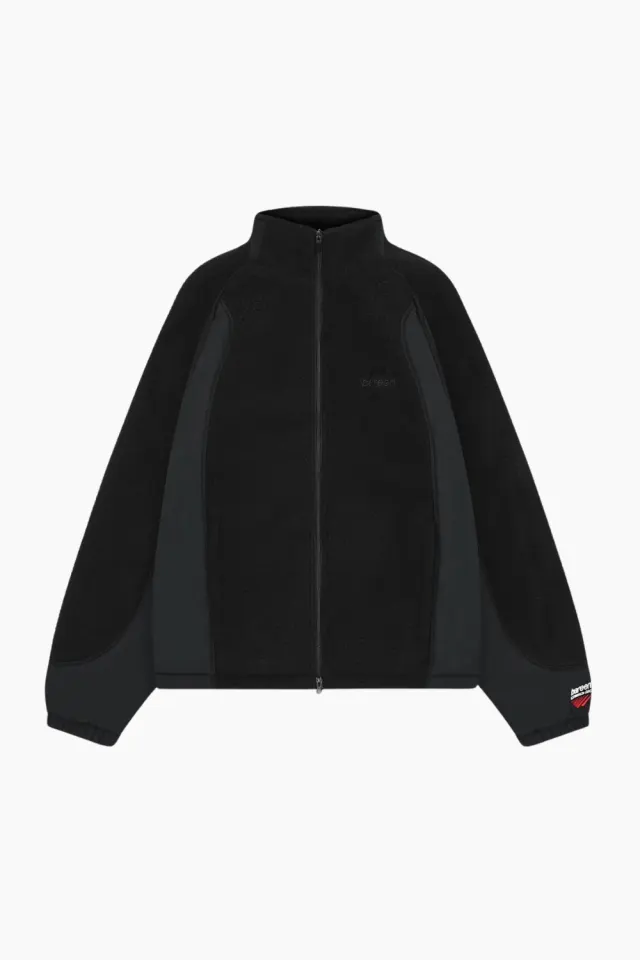 bareen AW26 Fleece Jacket – sort — produktfoto