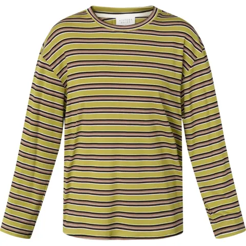 Sisters Point bluse Esther – Moss Brown — produktfoto