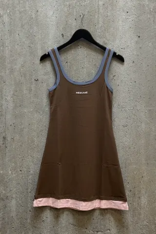 Résumé AlbaRS Dress – Multi Brown — produktfoto