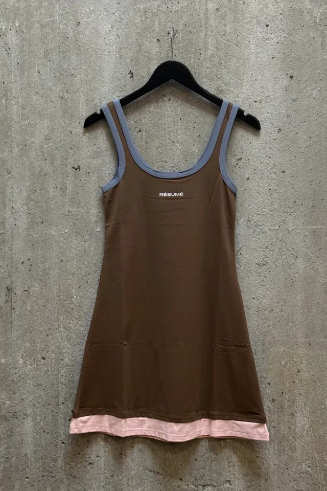 Résumé AlbaRS Dress – Multi Brown — produktfoto