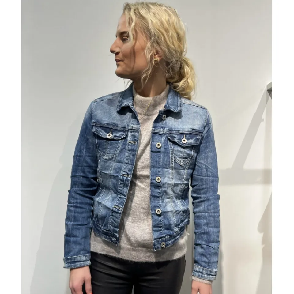 Place du Jour denim jakke 60020-1 – Denim Blue — produktfoto