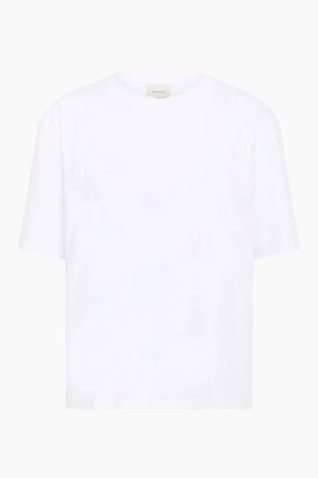 Gestuz GZtima SS Tee – Bright White — produktfoto
