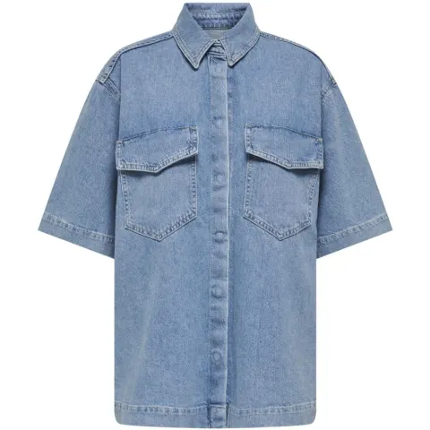 ONLY skjorte Onlsophie – Light Blue Denim — produktfoto