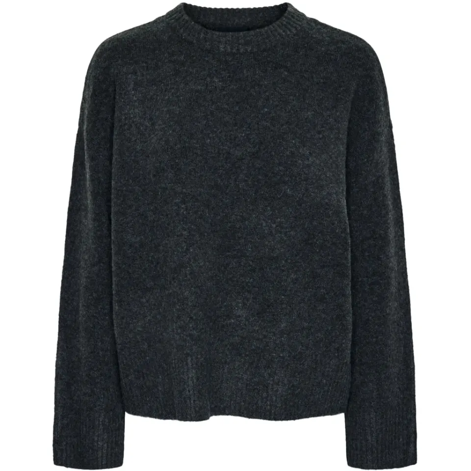 Pieces strik Pcana – Dark grey melange — produktfoto