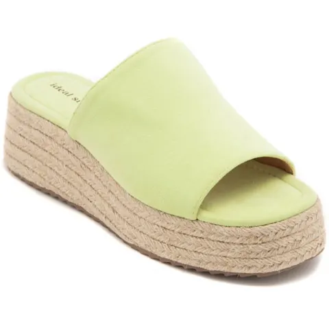 Hailey plateau sandaler 5937 – lemon — produktfoto