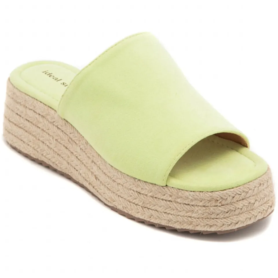 Hailey plateau sandaler 5937 – lemon — produktfoto