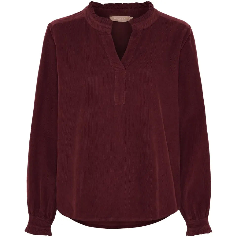 Marta du Château bluse MdcMorgana 2518115V – Bordeaux6269 — produktfoto