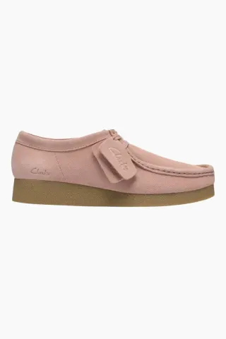 Clarks WallabeeEVOSh D – Light Pink Suede — produktfoto