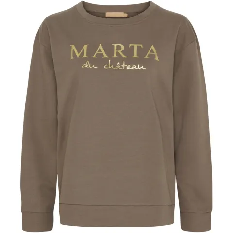 Marta du Château sweatshirt MdcAnnemette J-639 – Fango — produktfoto