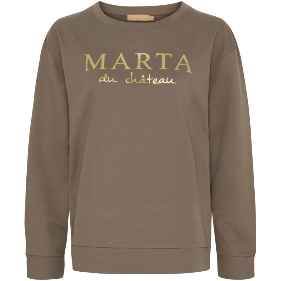Marta du Château sweatshirt MdcAnnemette J-639 – Fango — produktfoto