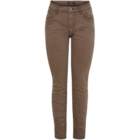 Marta du Château jeans MdcNora MDC229-8711 – Mocha Brown — produktfoto