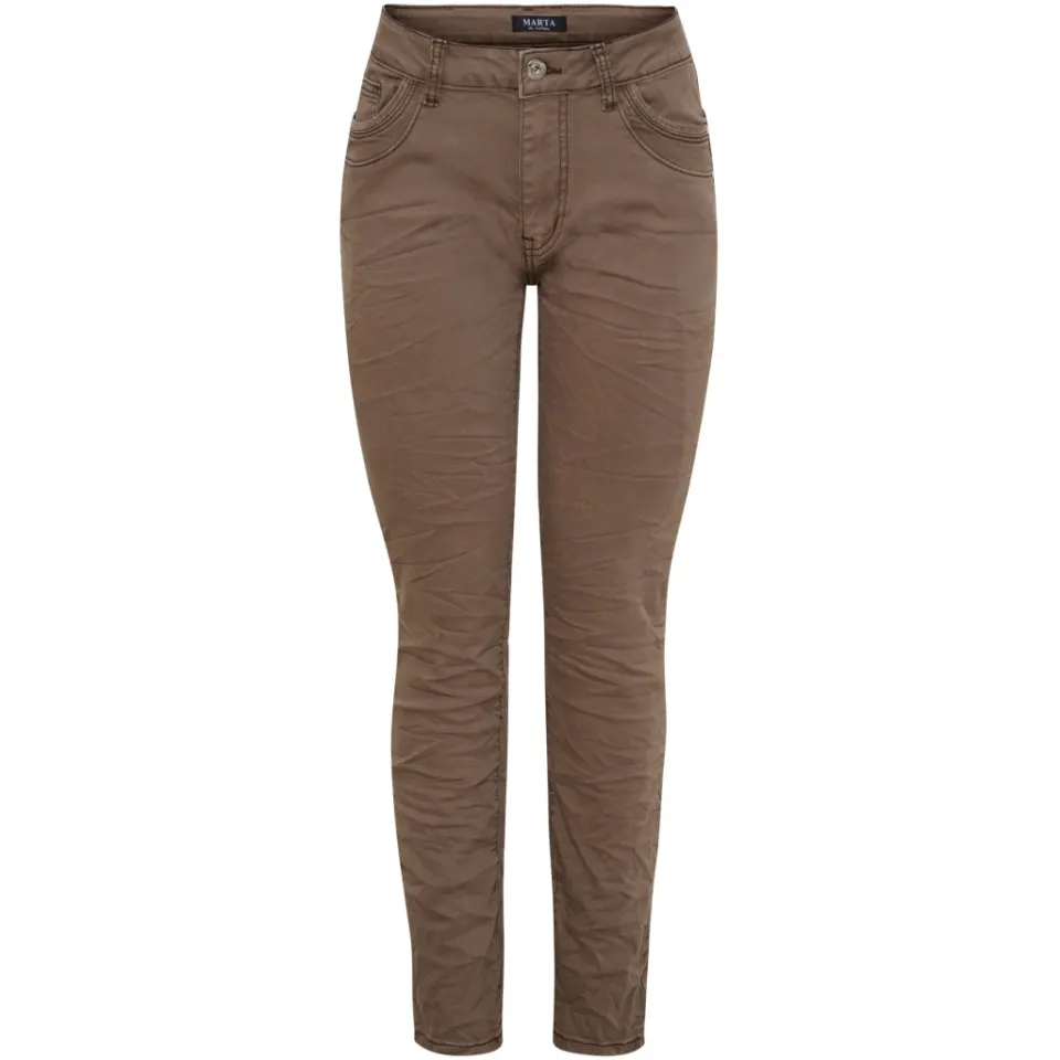 Marta du Château jeans MdcNora MDC229-8711 – Mocha Brown — produktfoto
