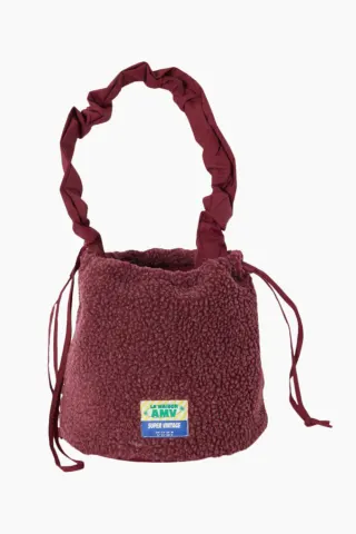 American Vintage Hoktown Bag – Burgundy Melange — produktfoto