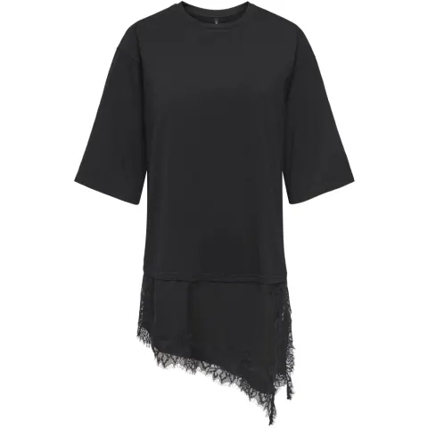 ONLY t-shirt Onlmadelyn – sort — produktfoto