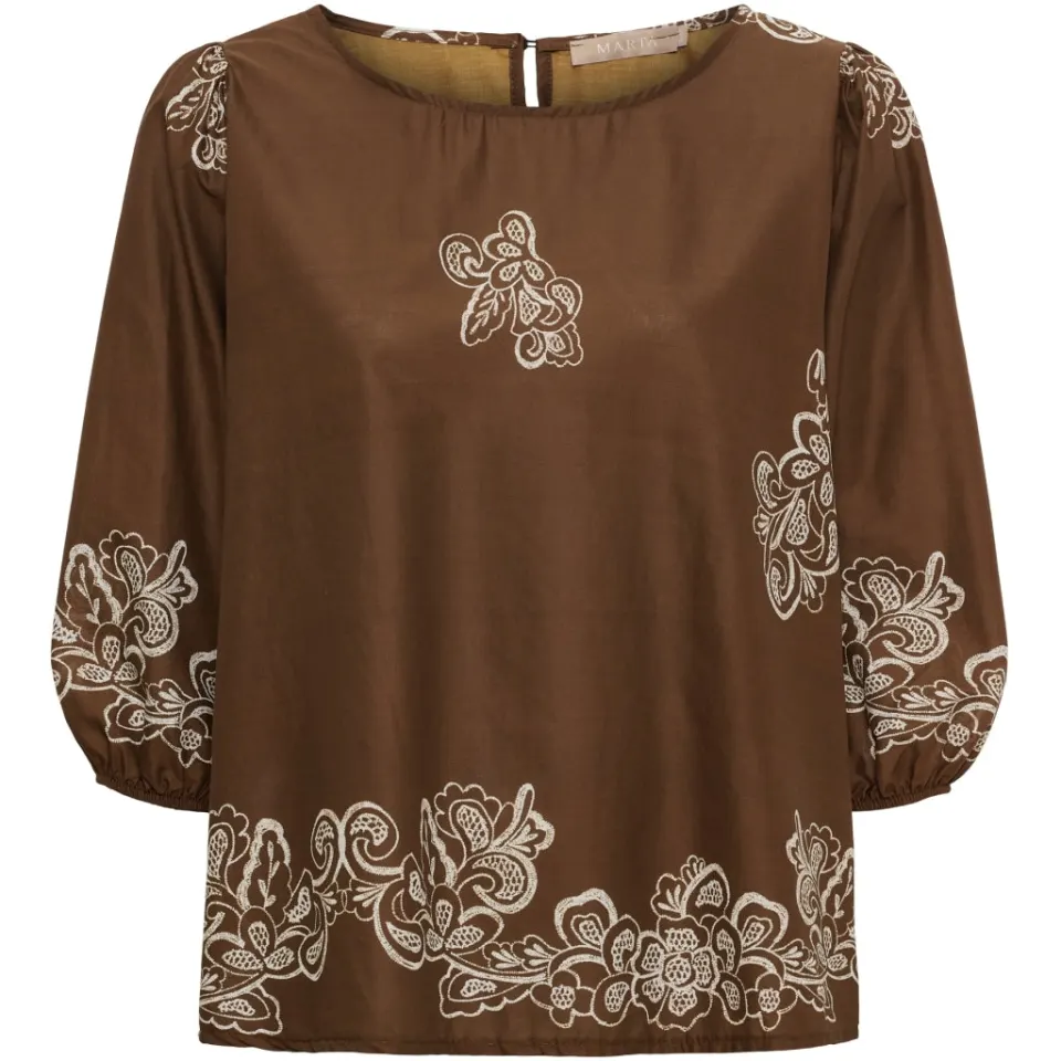 Marta du Château Bluse MdcLupine 8566 – Marrone6906tpk — produktfoto