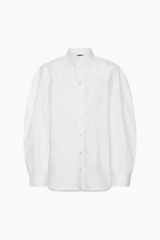 Rotate Oversized Shirt – Bright White — produktfoto