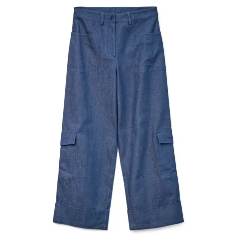 Vero Moda bukser Vmcarla – Blue Indigo — produktfoto