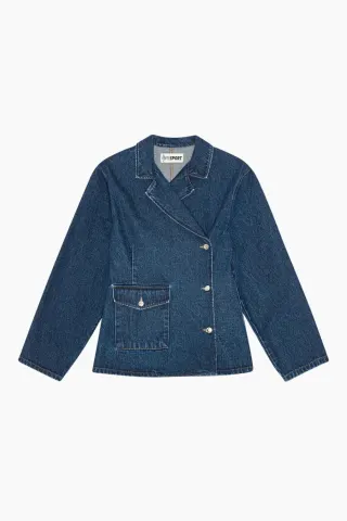 OpéraSPORT Victoria Denim Blazer – Medium Blue — produktfoto