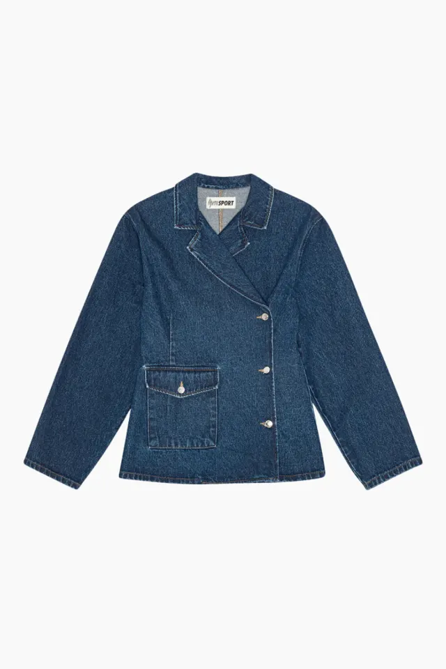 OpéraSPORT Victoria Denim Blazer – Medium Blue — produktfoto
