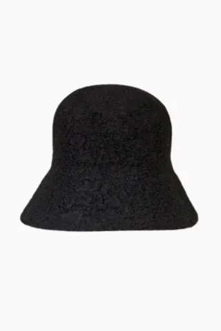 Oval Square Bell Hat – sort — produktfoto