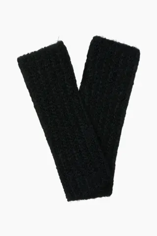 .Object Objmilu Fingerless Gloves Knit 135 - Black – Object — produktfoto