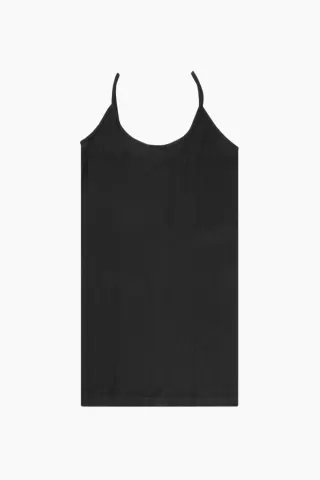 Nørgaard på Strøget NPS Strap Top Solid Color – sort — produktfoto