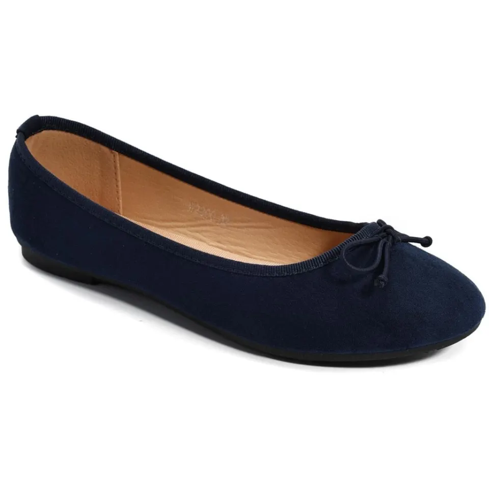 Tanja ballerina sko W2300 – marineblå — produktfoto