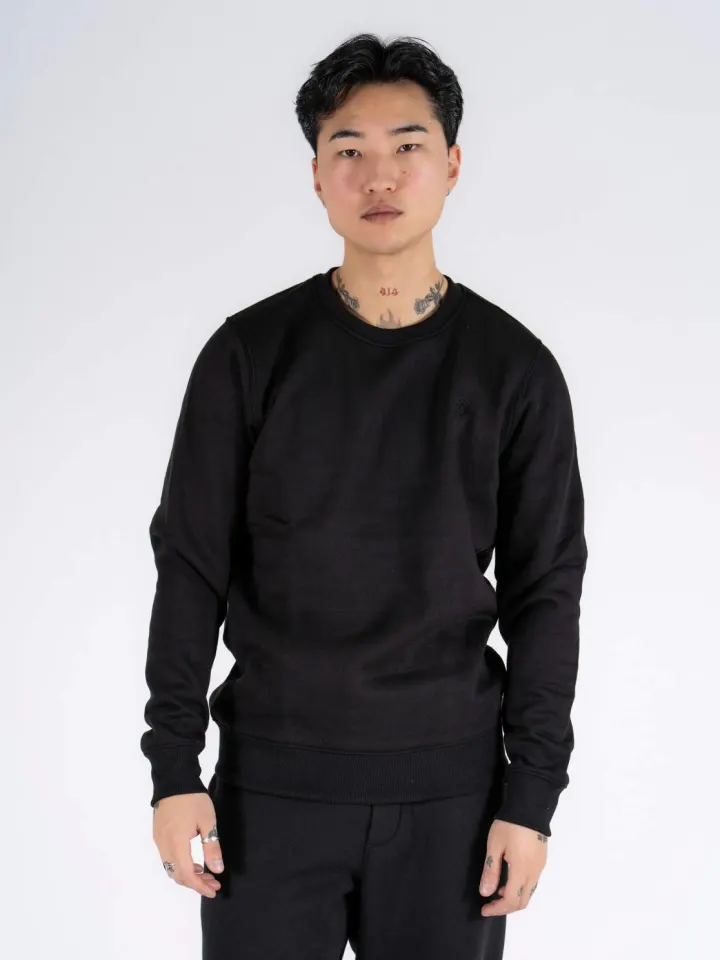Marcus Macolin Crewneck Noos – Sort — produktfoto