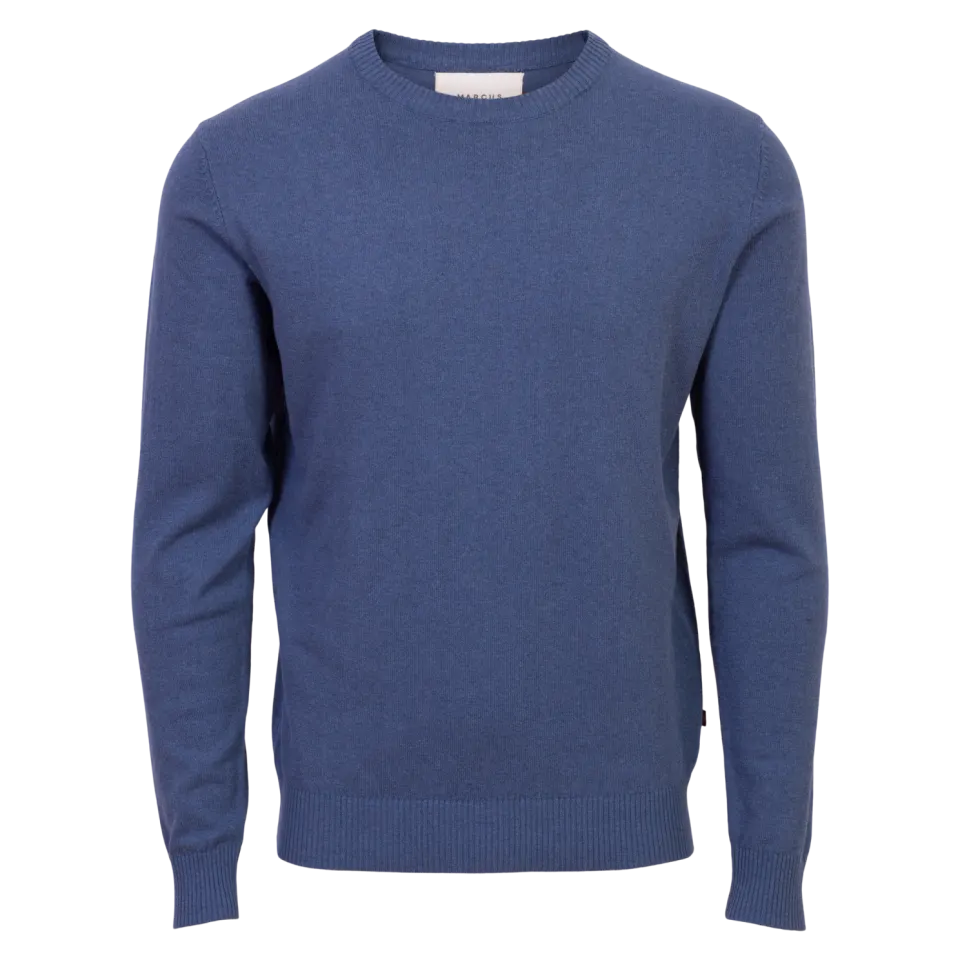 Marcus Dustin Knit Wear – Blå — produktfoto