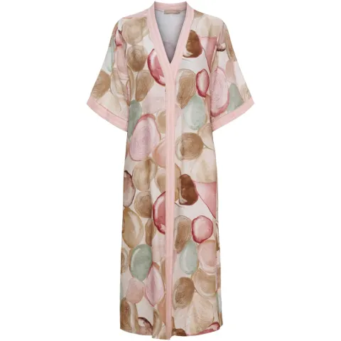 Marta du Château kjole MdcStefania 7176 – Beige/Rosa — produktfoto
