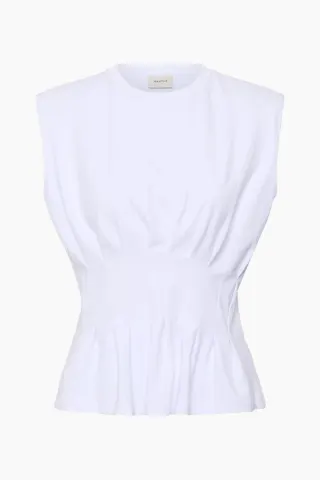 Gestuz GZInez SL Tee – Bright White — produktfoto