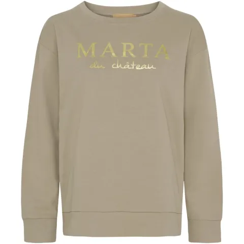 Marta du Château sweatshirt MdcAnnemette J-639 – sand — produktfoto
