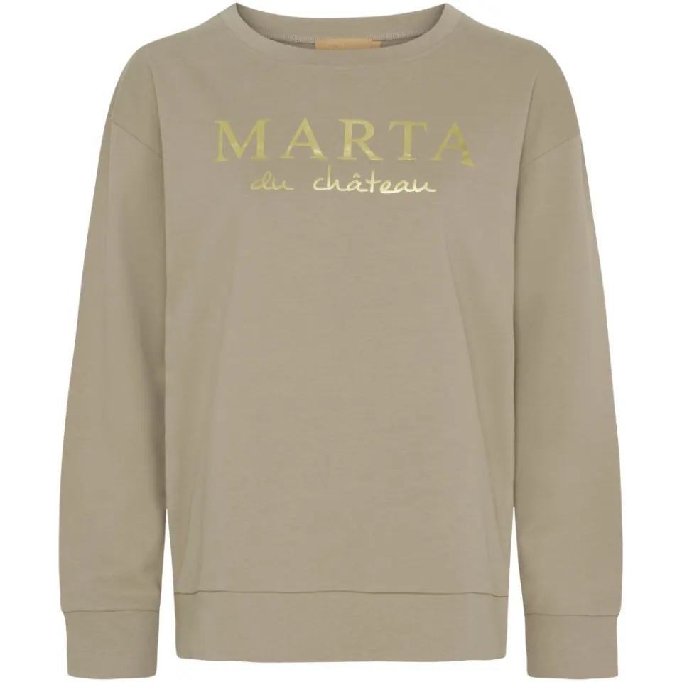 Marta du Château sweatshirt MdcAnnemette J-639 – sand — produktfoto