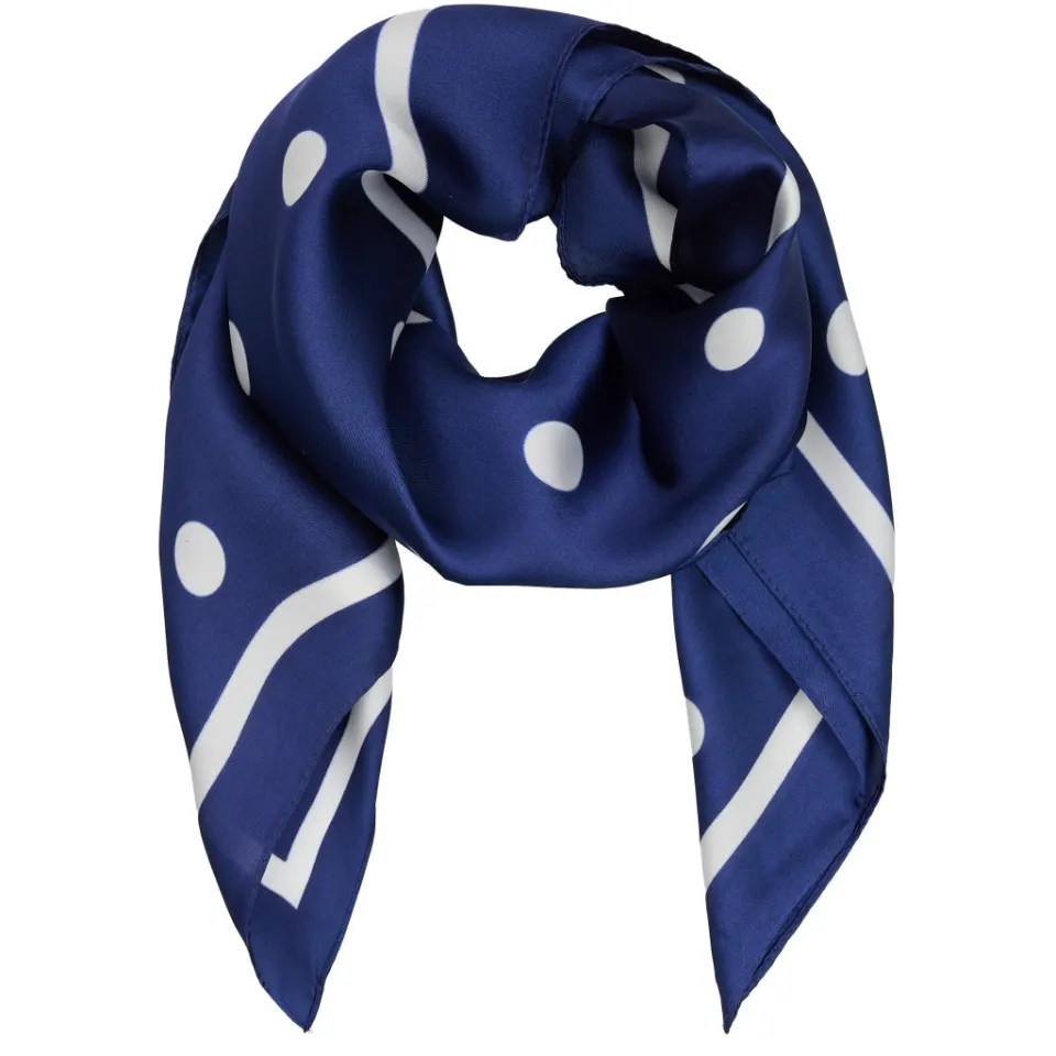 Marta du Château tørklæde MdcJuline FA-Scarf – Navy1515 — produktfoto