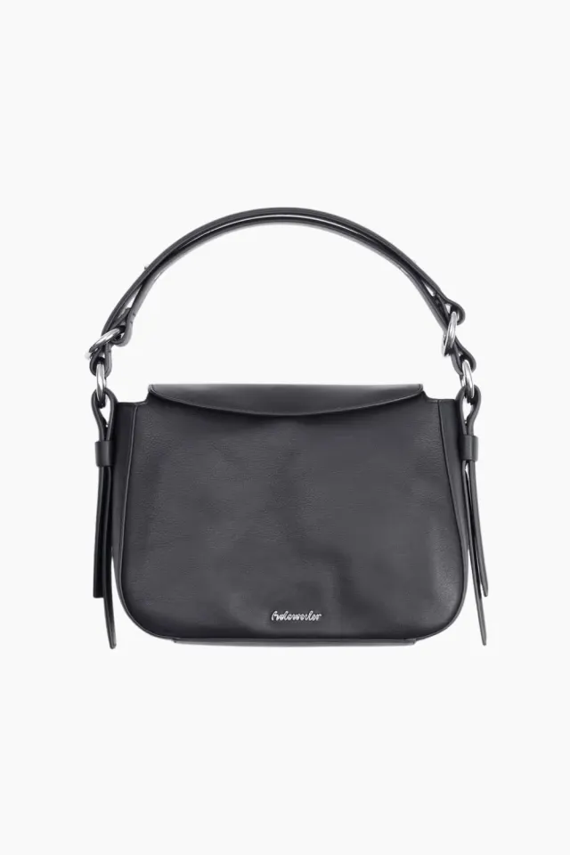 Holzweiler Bud Leather Bag Midi – sort — produktfoto