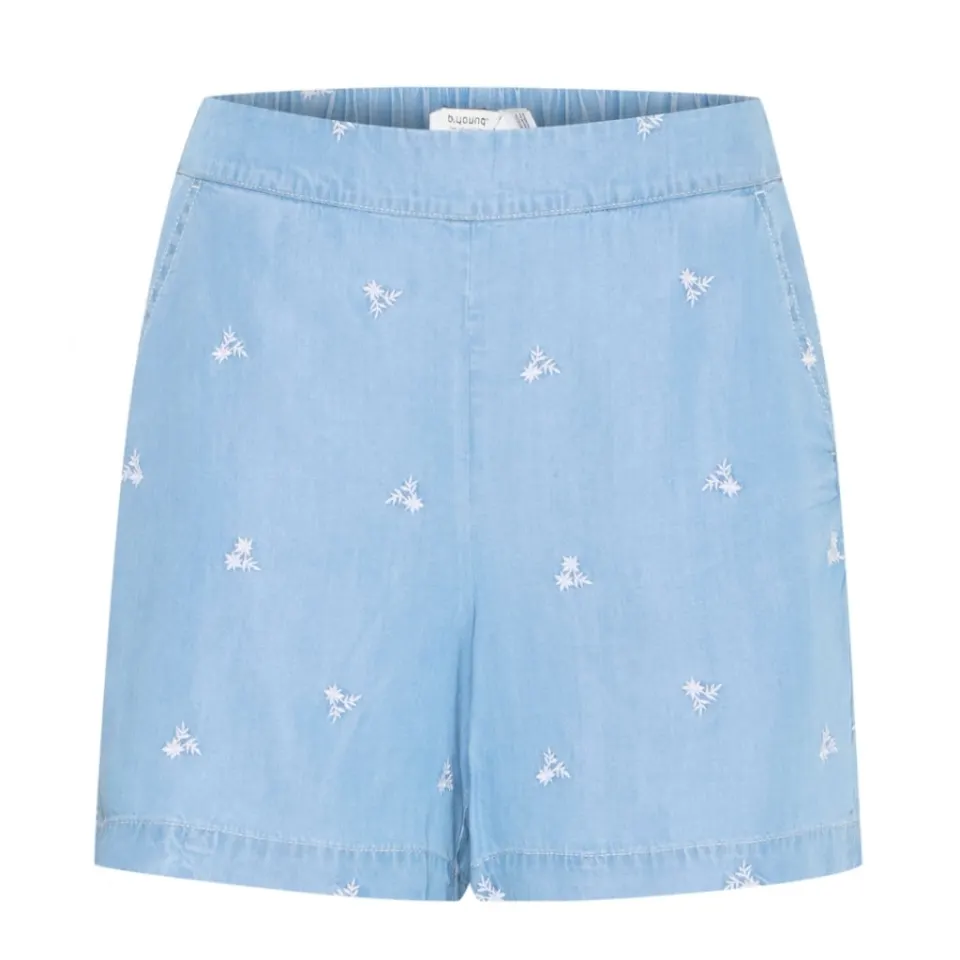 b.young shorts Bykosmo – Light Blue Denim — produktfoto