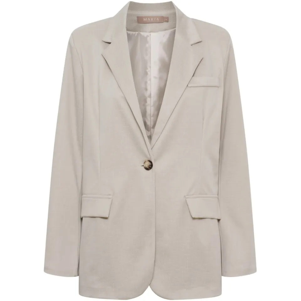 Marta du Château blazer MdcAnela 15502A – beige — produktfoto