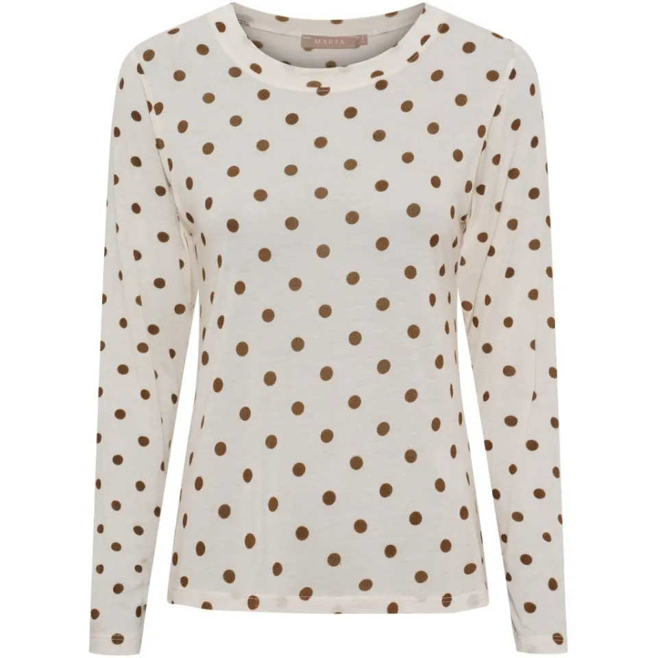 Marta du Château bluse top MdcElissa 7914 – Beige1259tpu — produktfoto