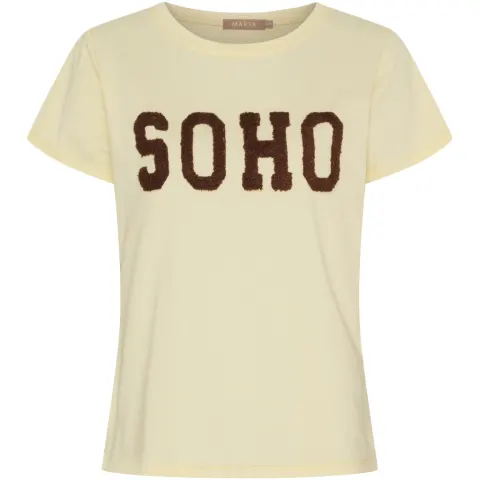 Marta du Château T-Shirt MdcHerdis 84275 – Yellow14/Moro — produktfoto