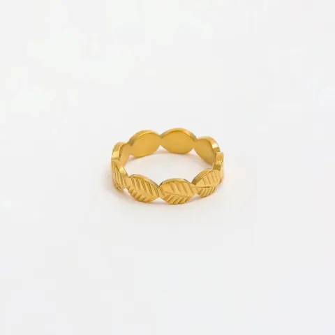 muun STUDIOS Olive - Ring R090 – Guld — produktfoto