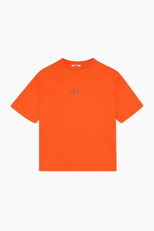 bareen AW26 Logo Box Fit – orange — produktfoto