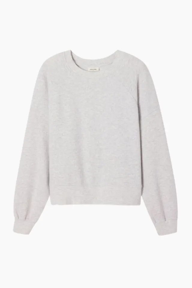 American Vintage Atubay Sweatshirt – Arctic Melange — produktfoto