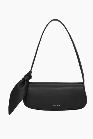 Rotate Leather Knot Strap Bag – sort — produktfoto