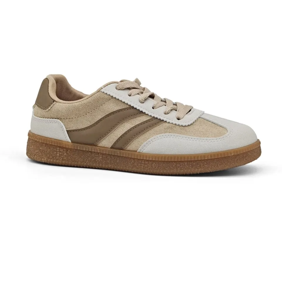 Kaede sneakers L-1 – Kaki — produktfoto