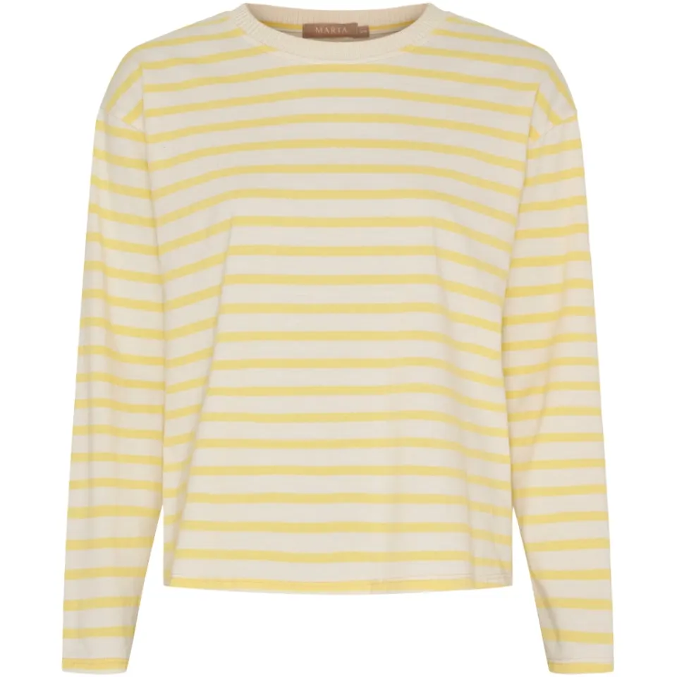 Marta du Château langærmet t-shirt MdcKara 58709 – gul — produktfoto