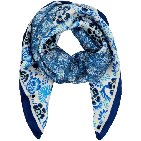 Marta du Château tørklæde MdcJuline FA-Scarf – Blue3874 — produktfoto