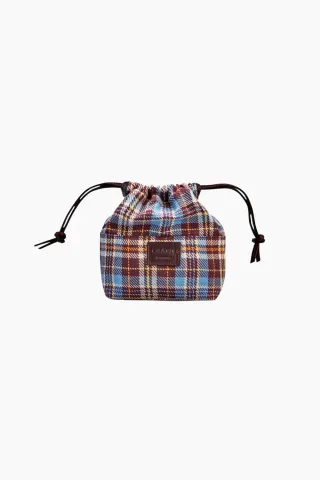 Cala Jade Misu Mini Innerbag – Pille Tartan Gold — produktfoto