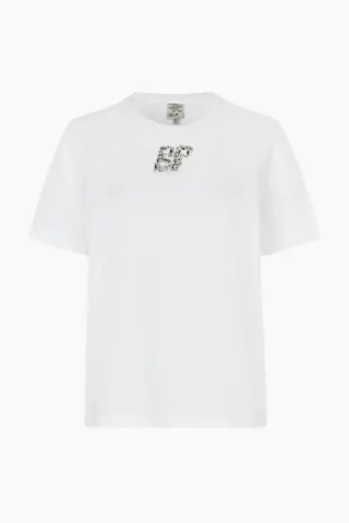 Baum und Pferdgarten Jawo T-shirt – White Rhinestones — produktfoto